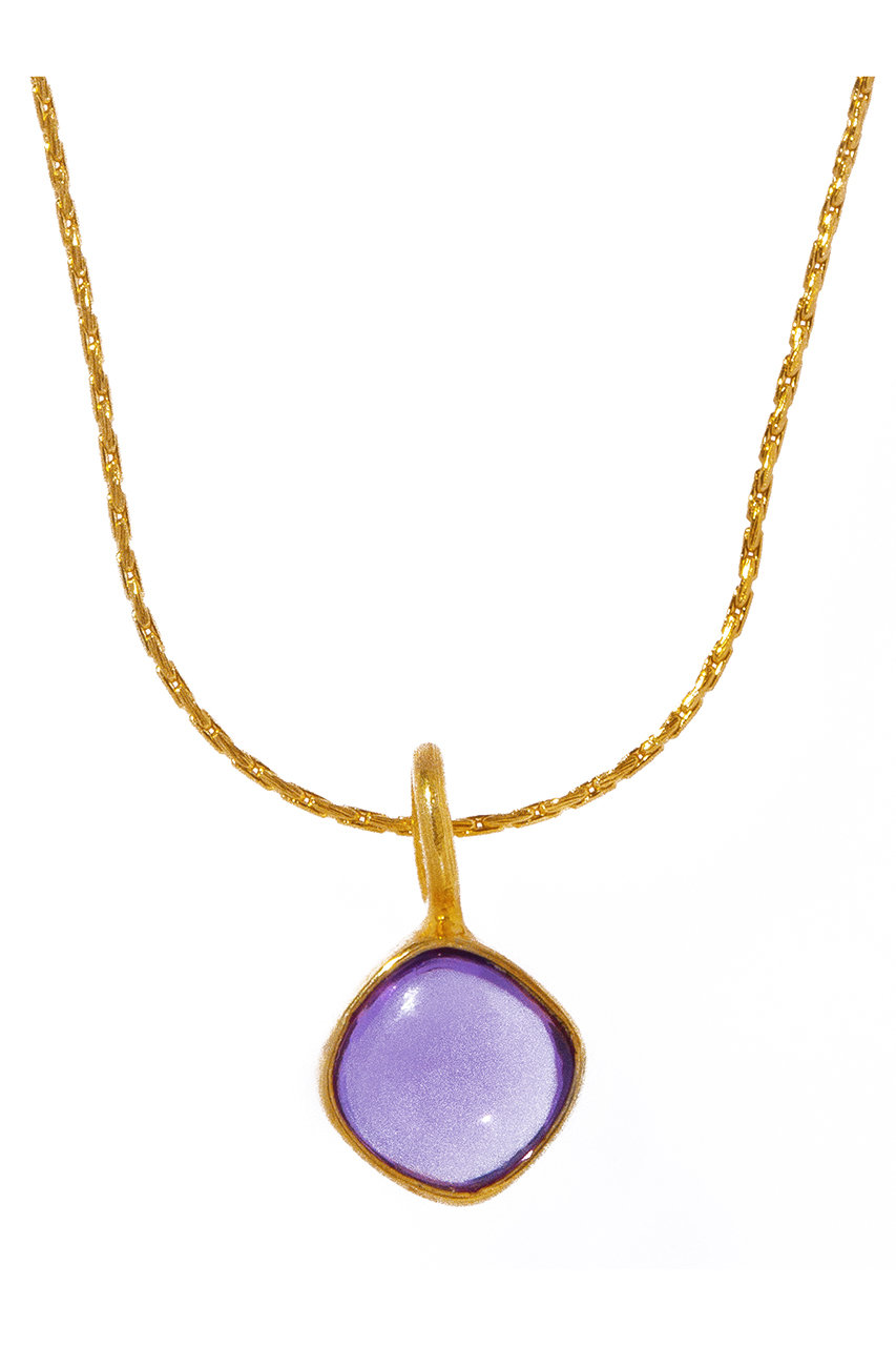 les bonbon aura square tiny ネックレス (ライトアメジスト, F) ル ボンボン ELLE SHOP les bonbon aura square tiny ネックレス (ライトアメジスト, F) ル ボンボン ELLE SHOP