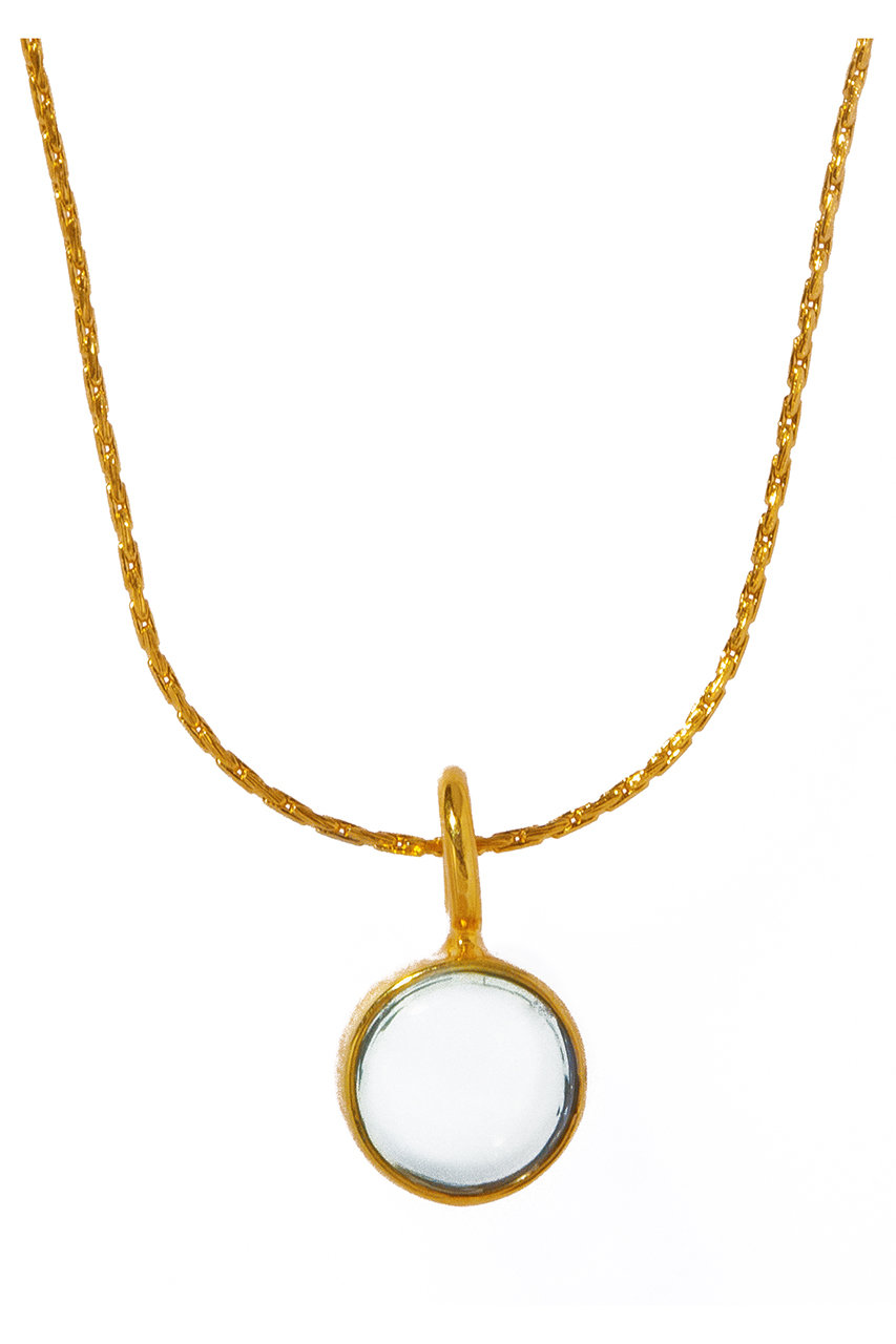 les bonbon aura round tiny ネックレス (グリーンクォーツ, F) ル ボンボン ELLE SHOP les bonbon aura round tiny ネックレス (グリーンクォーツ, F) ル ボンボン ELLE SHOP