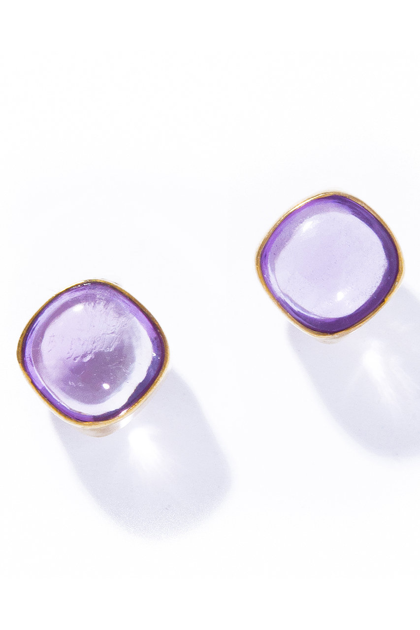 les bonbon aura square ピアス (ライトアメジスト, F) ル ボンボン ELLE SHOP les bonbon aura square ピアス (ライトアメジスト, F) ル ボンボン ELLE SHOP