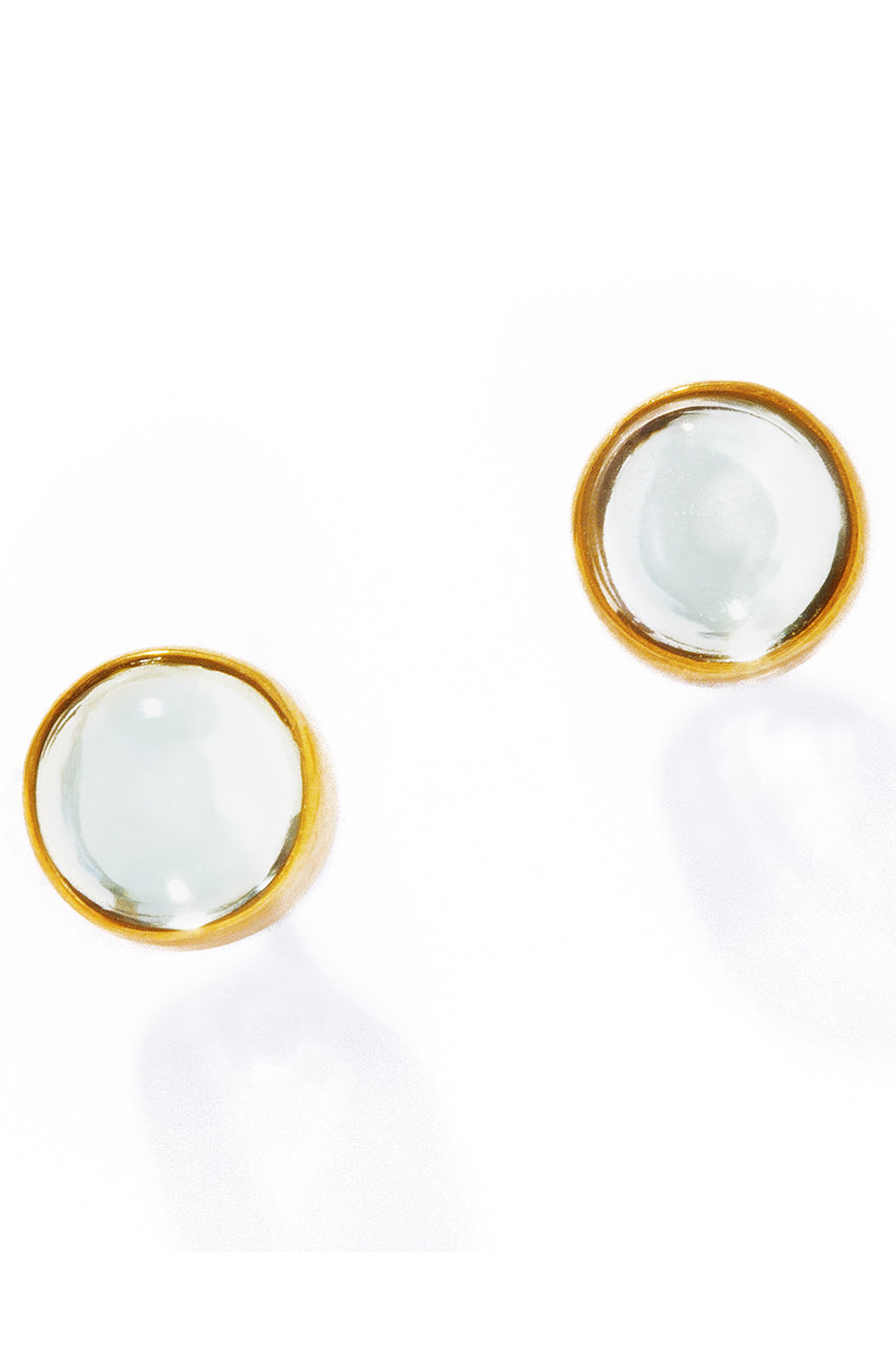 les bonbon aura round ピアス (グリーンクォーツ, F) ル ボンボン ELLE SHOP les bonbon aura round ピアス (グリーンクォーツ, F) ル ボンボン ELLE SHOP