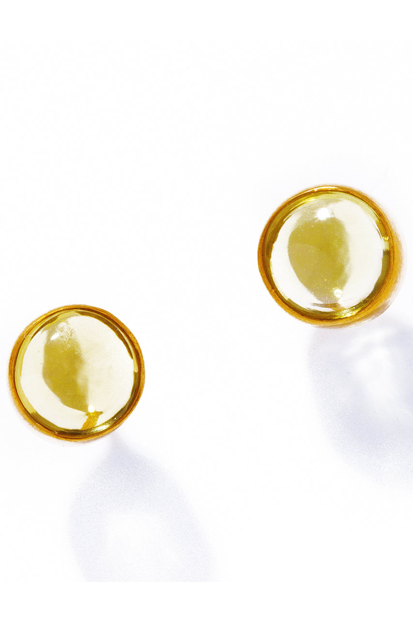 les bonbon aura round ピアス (レモンクォーツ, F) ル ボンボン ELLE SHOP les bonbon aura round ピアス (レモンクォーツ, F) ル ボンボン ELLE SHOP
