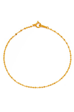 ル ボンボン/les bonbonのK18 alexandra ブレスレット S 16cm(150300/150302)