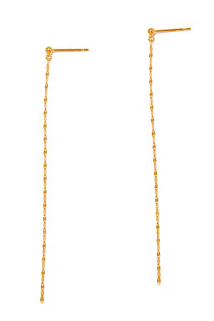 ル ボンボン/les bonbonの【予約販売】K18 elisabeth chain ピアス(150100/150101)