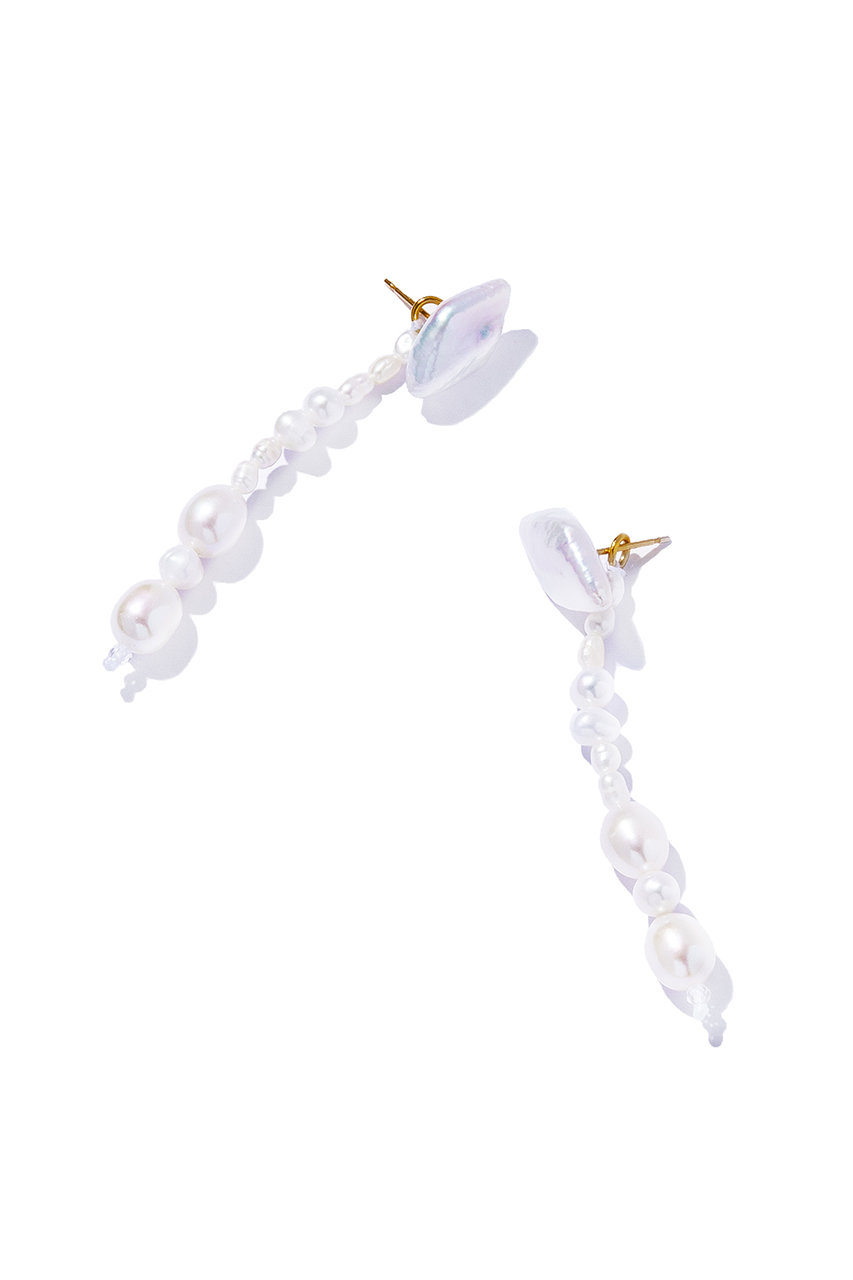 les bonbon(ル ボンボン)｜sissi deco ピアス/ホワイト の通販