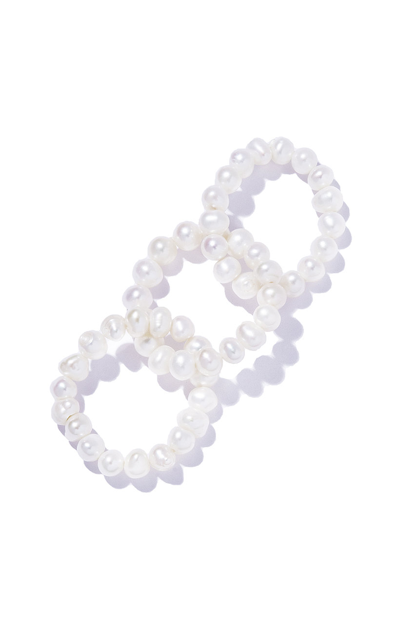 les bonbon(ル ボンボン)｜conation pearl リング/ホワイト の通販