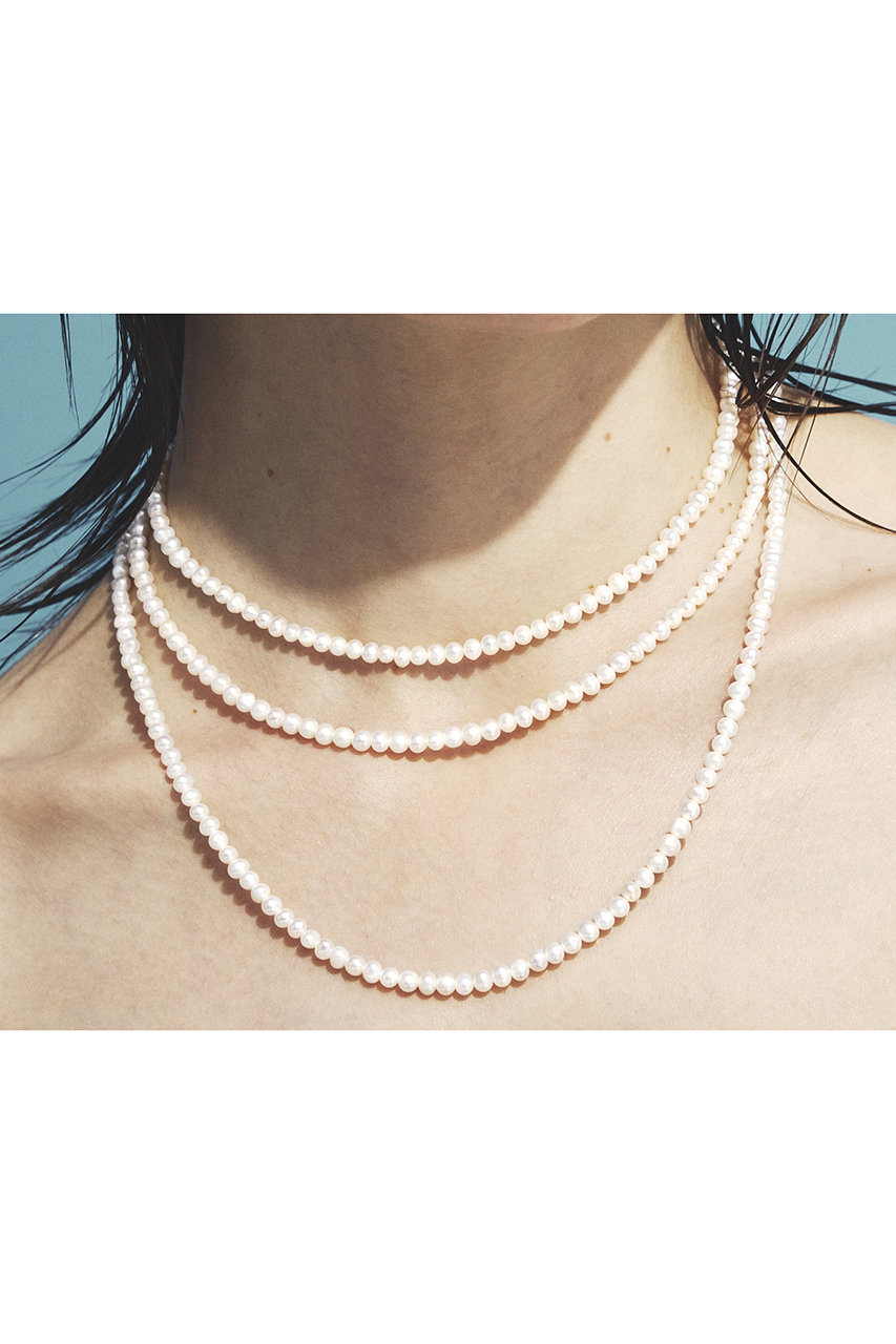 les bonbon(ル ボンボン)｜steady pearl ネックレス/ホワイト の通販