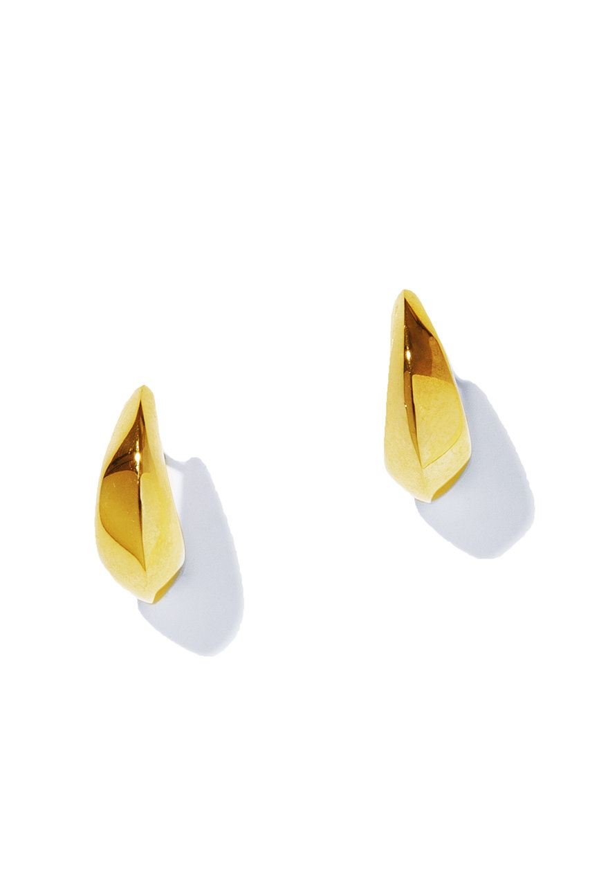 les bonbon oblique ピアス (ゴールド, F) ル ボンボン ELLE SHOP