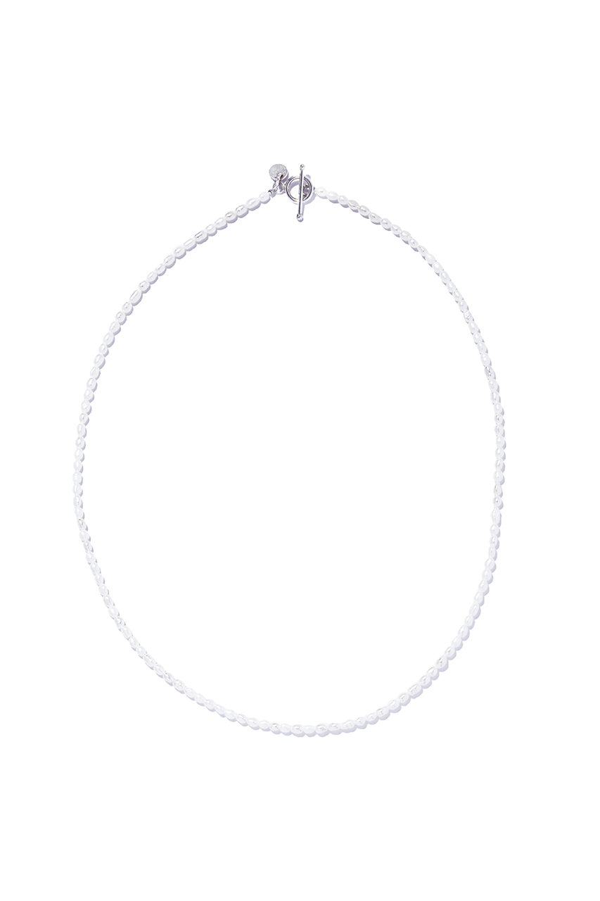 les bonbon blanc pearl ease ネックレス (ホワイト, F) ル ボンボン ELLE SHOP
