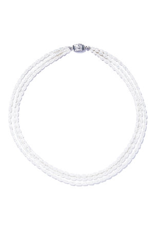 ル ボンボン/les bonbonのfiligree pearl ネックレス(150200/150201)