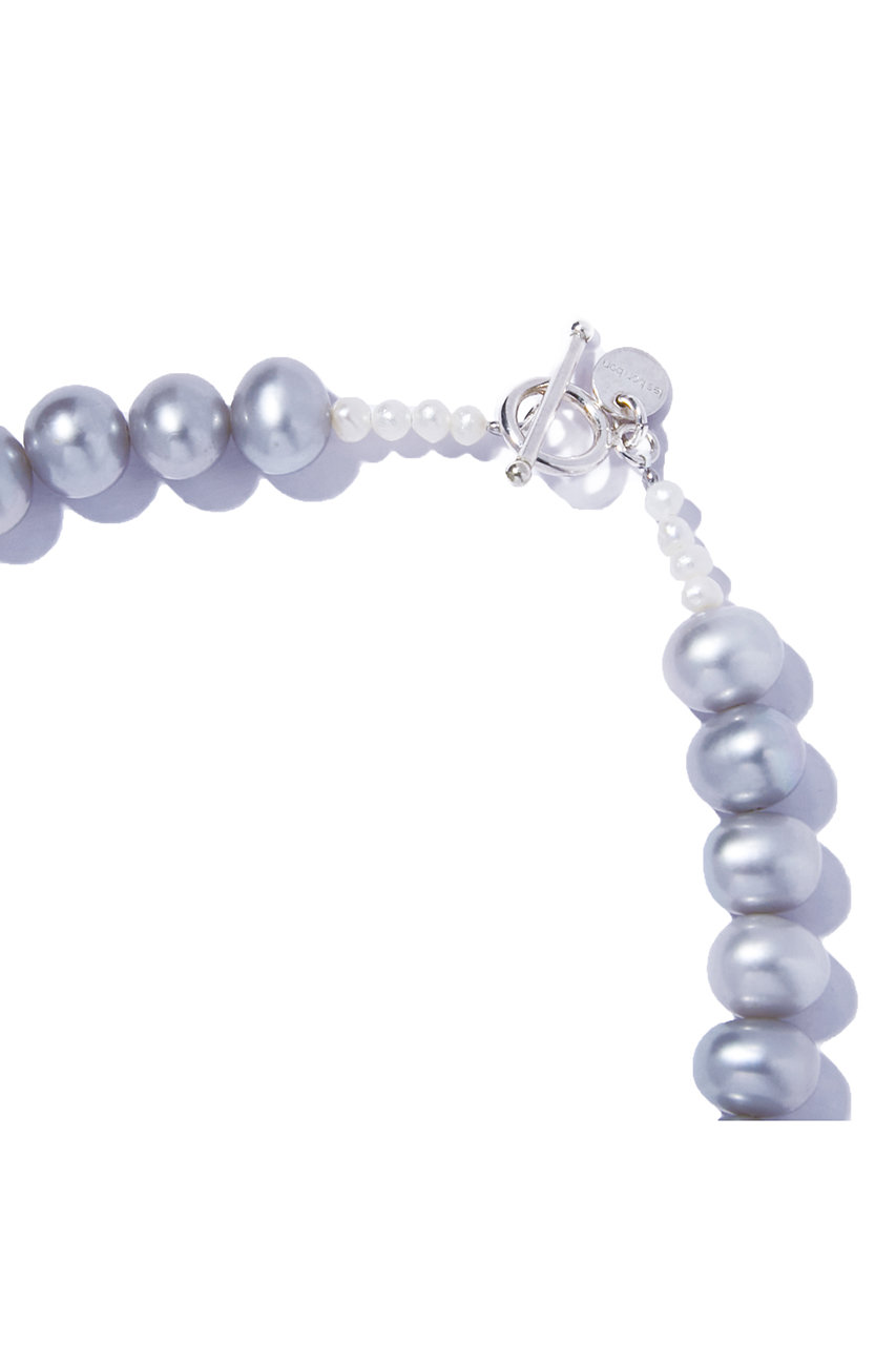 les bonbon(ル ボンボン)｜lunelle gray pearl ネックレス/グレー の