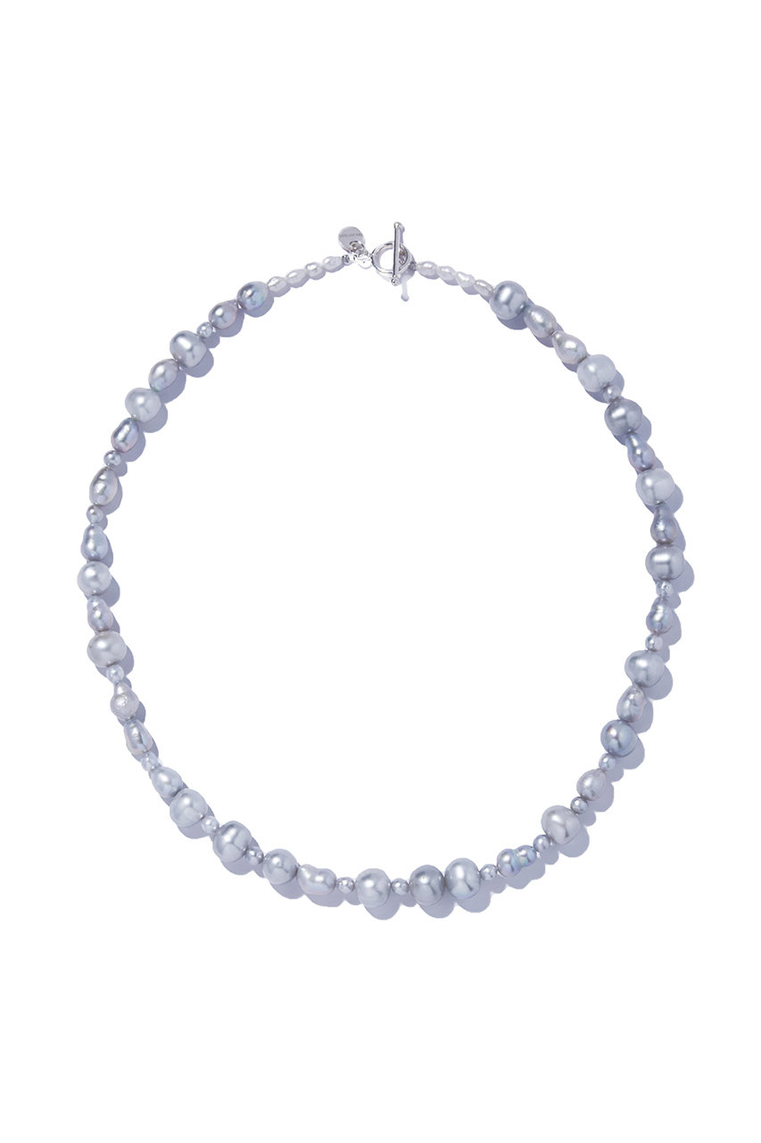 les bonbon eluna gray pearl ネックレス (グレー, F) ル ボンボン ELLE SHOP les bonbon eluna gray pearl ネックレス (グレー, F) ル ボンボン ELLE SHOP