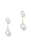 organic double pearl ピアス ル ボンボン/les bonbon