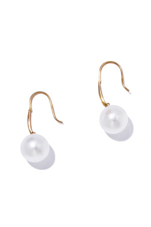 ル ボンボン/les bonbonのorganic pearl hook ピアス(150100/150101)