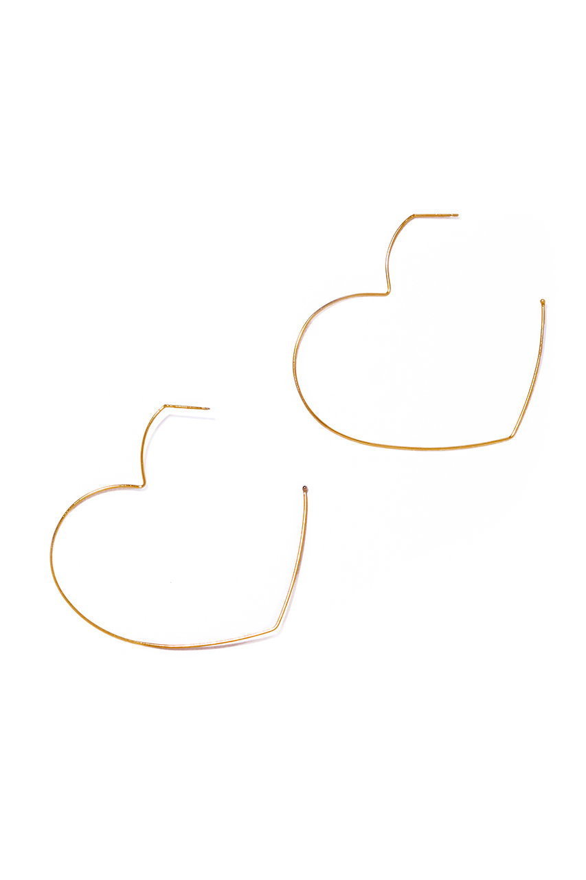 les bonbon pulse big ピアス（ペア） (イエローゴールド, F) ル ボンボン ELLE SHOP