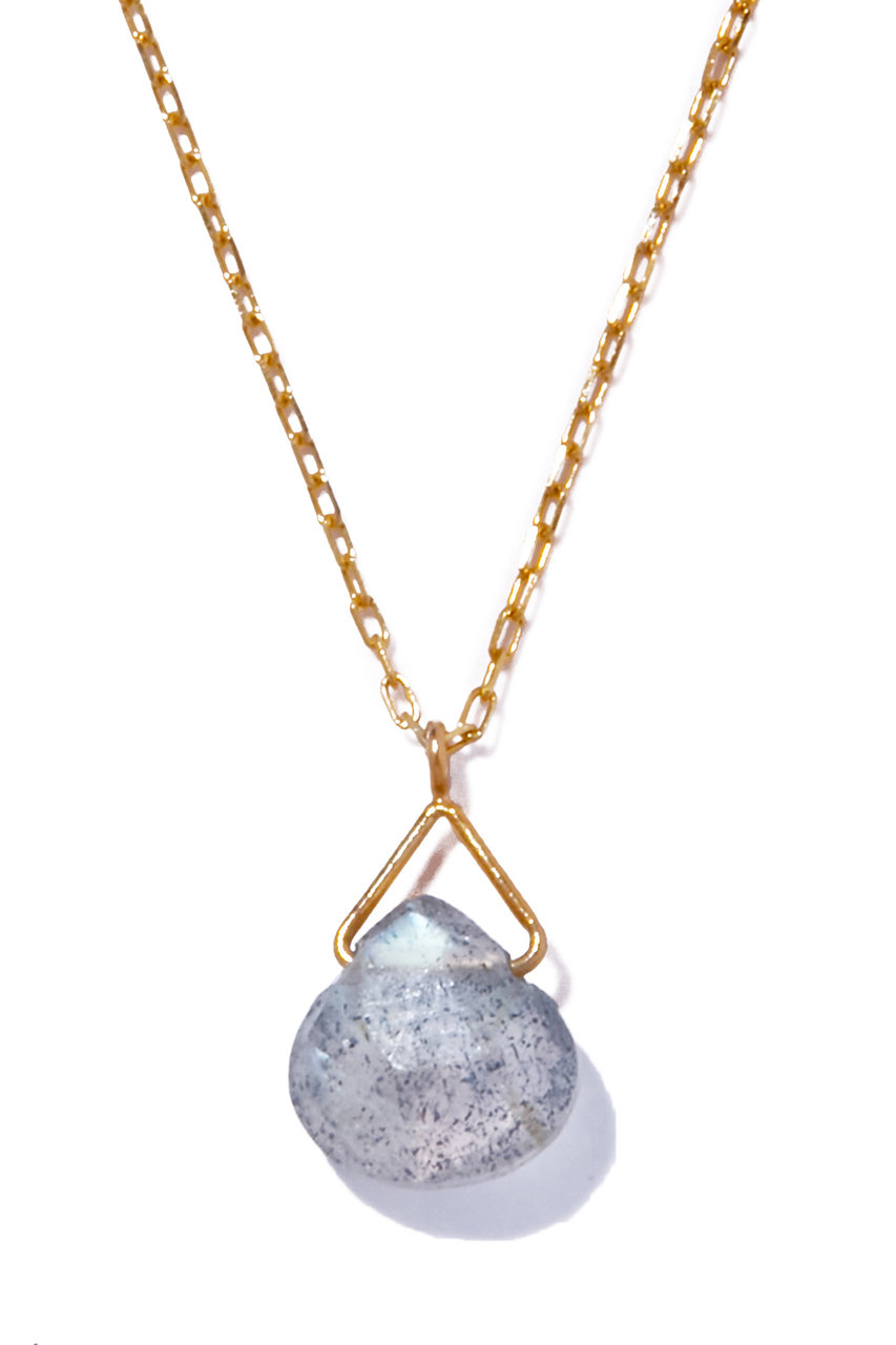 les bonbon serendip labradorite ネックレス (イエローゴールド, F) ル ボンボン ELLE SHOP