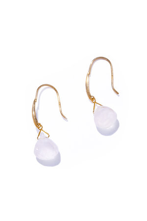 ル ボンボン/les bonbonのserendip rose quartz ピアス