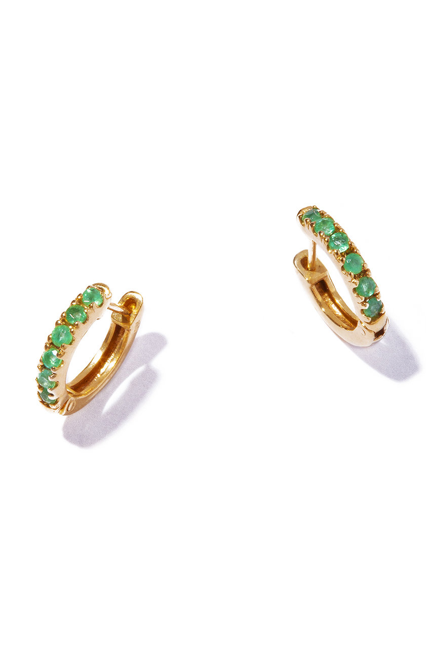 les bonbon embrace emerald ピアス (イエローゴールド, F) ル ボンボン ELLE SHOP