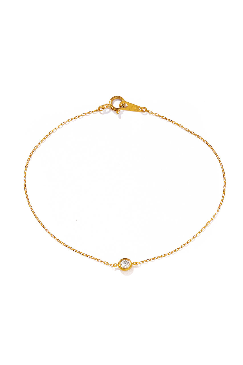 les bonbon K18 vetra diamond ブレスレット (イエローゴールド, F) ル ボンボン ELLE SHOP les bonbon K18 vetra diamond ブレスレット (イエローゴールド, F) ル ボンボン ELLE SHOP