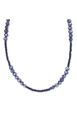 ル ボンボン/les bonbonのombre gris pearl ネックレス