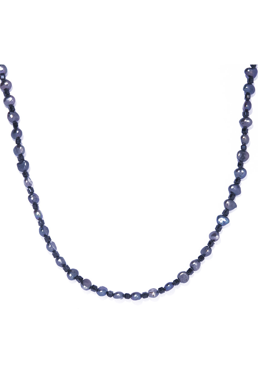 ル ボンボン/les bonbonのombre long pearl ネックレス(ブラック/BOB929)