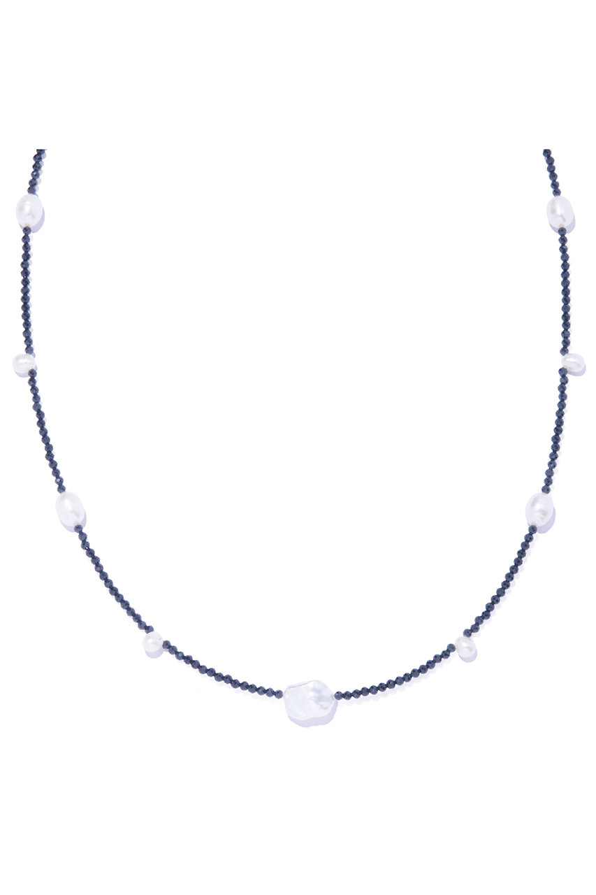 ル ボンボン/les bonbonのancient pearl ネックレス(ブラック/BOB925)