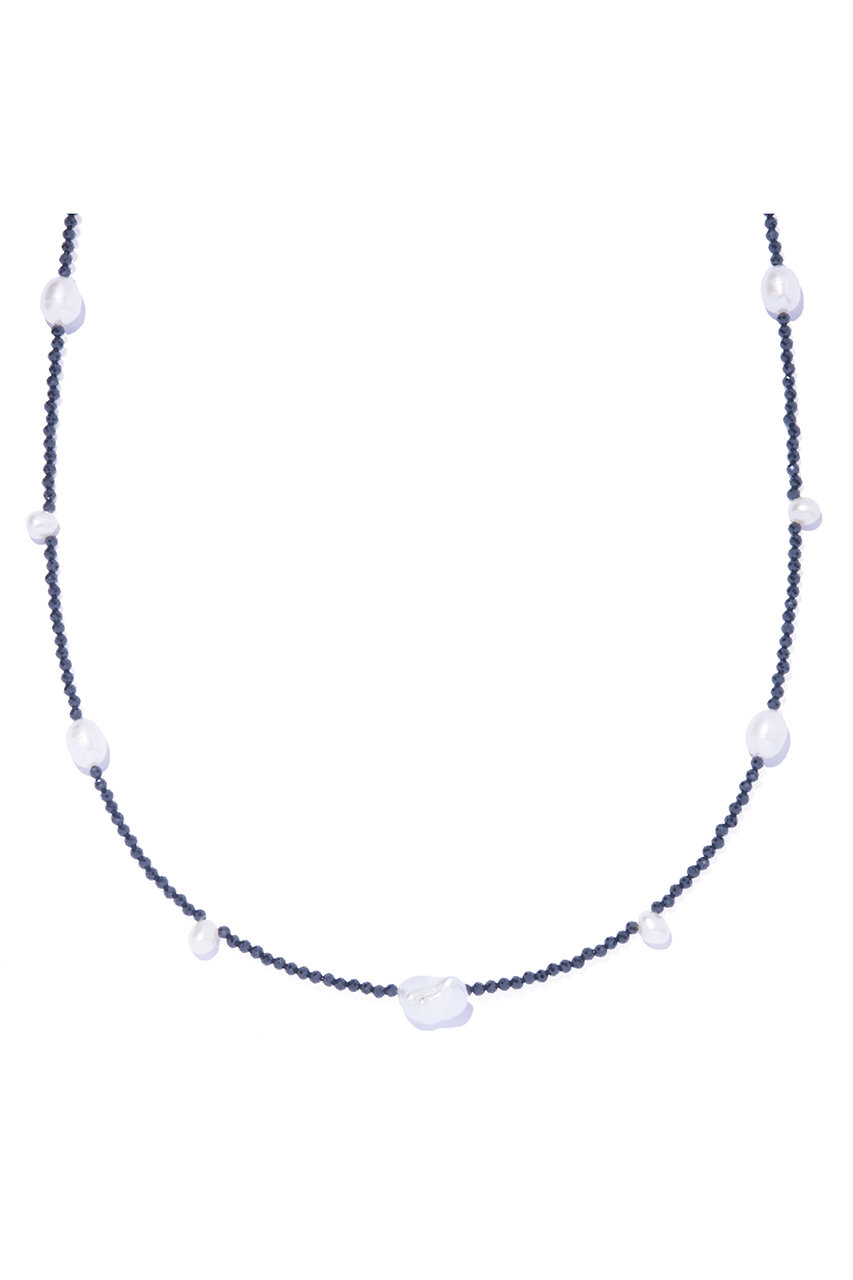 les bonbon ancient pearl ロングネックレス (ブラック, F) ル ボンボン ELLE SHOP