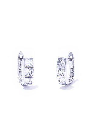 ル ボンボン/les bonbonのprincess square hug ピアス