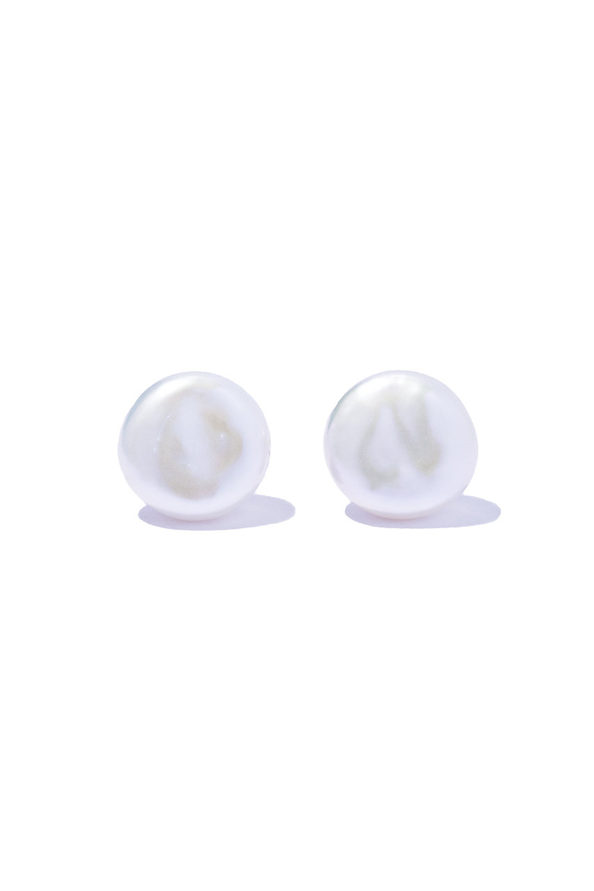 ル ボンボン/les bonbonの【予約販売】solid pearl ピアス(ホワイト/BOB965)