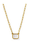 recto white moonstone ネックレス
