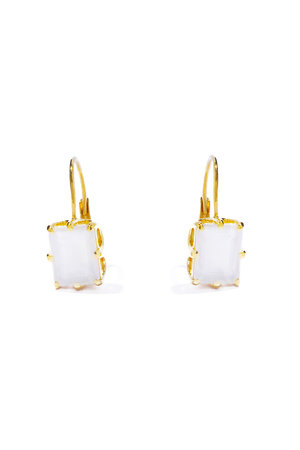 ル ボンボン/les bonbonのrecto white moonstone ピアス(150100/150101)
