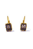 recto smoky quartz ピアス ル ボンボン/les bonbon