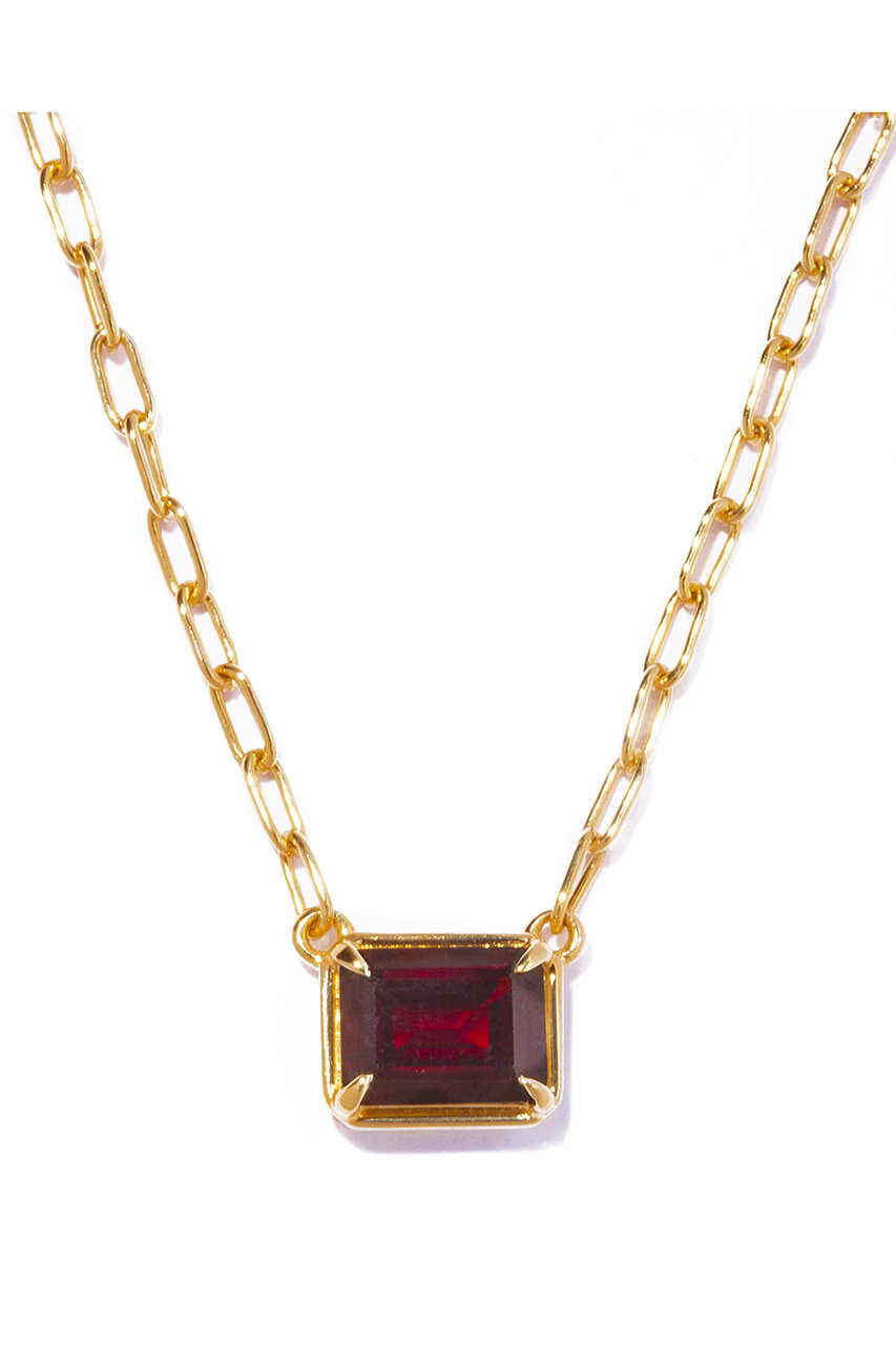 les bonbon recto garnet ネックレス (レッド, F) ル ボンボン ELLE SHOP