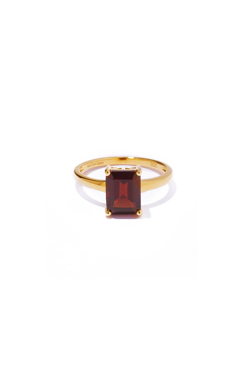 les bonbon recto garnet リング (レッド, 11号) ル ボンボン ELLE SHOP