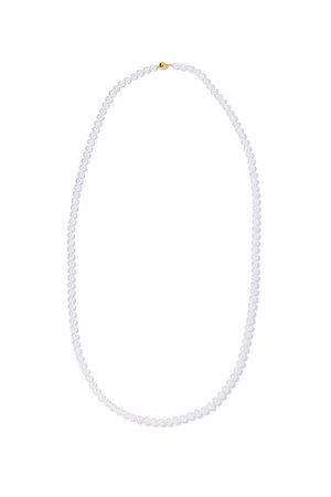 ル ボンボン/les bonbonのK18 minimalist pearl long ネックレス(150200/150201)