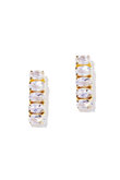prismatic ピアス (white topaz) ル ボンボン/les bonbon