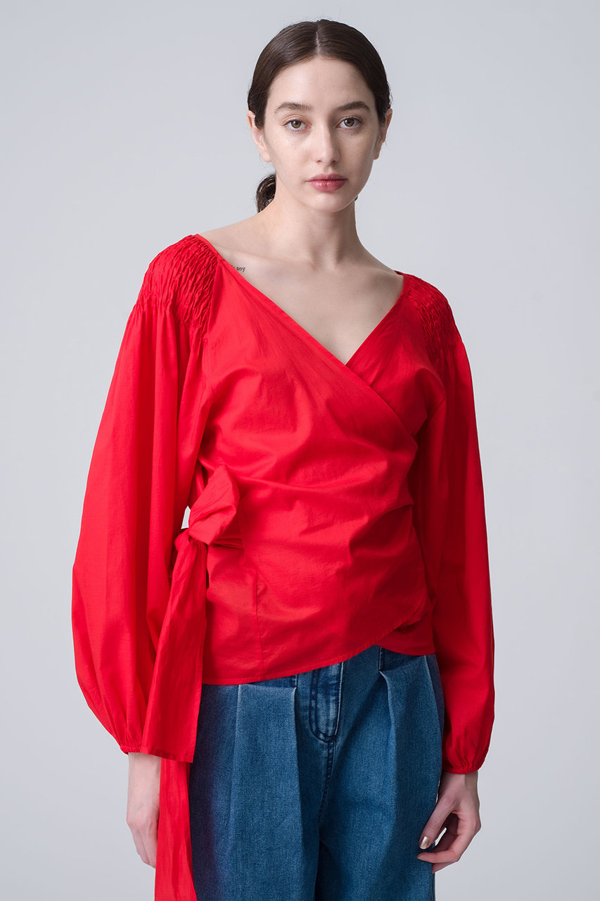 【日本別注】【RED COLLECTION】SANT JOSEPH ラップブラウス