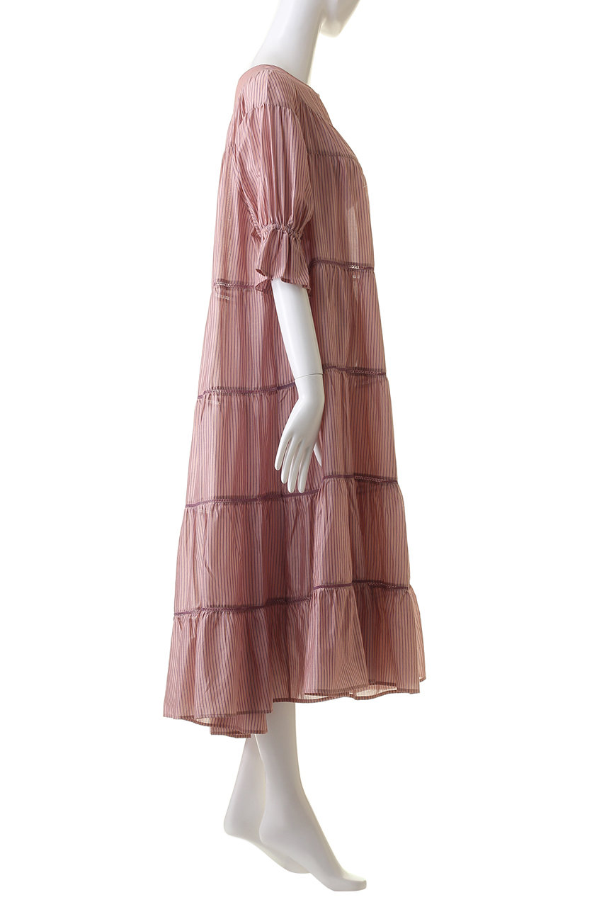 Merlette マーレット ESSAOUIRA コットンティアードロングスリーブワンピース 3810300063 エッサオーイラ | 23AW