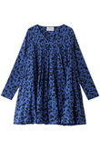 SOLIS PRINT Vネックティアードドレス