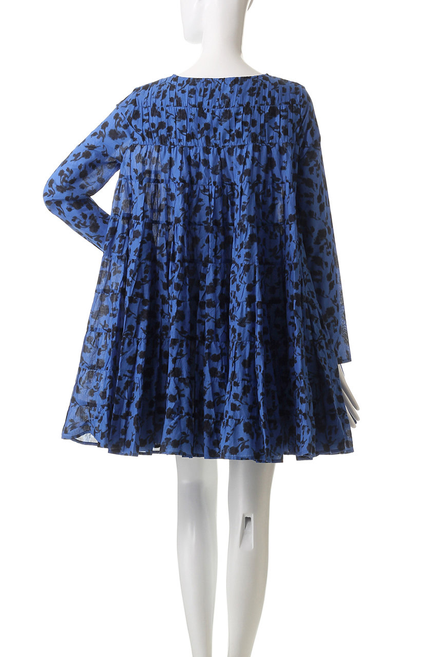 Merlette(マーレット)｜SOLIS PRINT Vネックティアードドレス