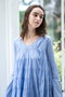 【日本別注】SOLIS CHAMBRAY EXCLUSIVE Vネックティアードドレス マーレット/Merlette