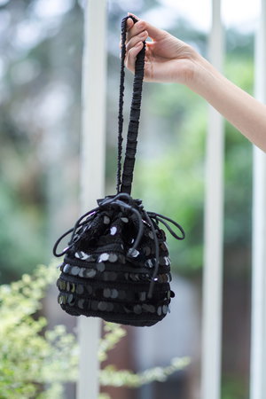 マーレット/MerletteのDECO SEQUIN  スパンコールポーチ(140800/140802)