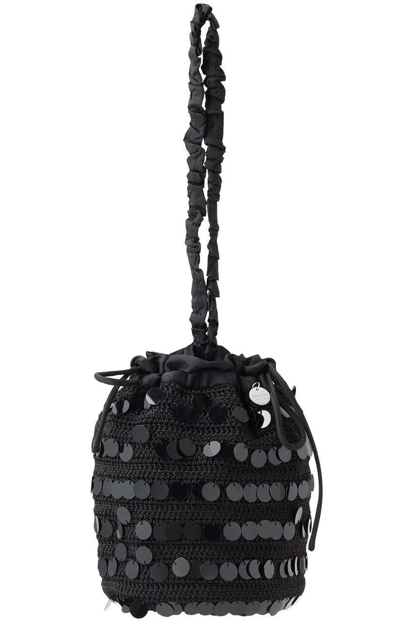 Merlette DECO SEQUIN スパンコールポーチ (ブラック, F) マーレット ELLE SHOP Merlette DECO SEQUIN スパンコールポーチ (ブラック, F) マーレット ELLE SHOP
