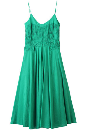 マーレット/MerletteのKAEDE ハンドスモッキング刺しゅうロングキャミドレス(110500/110502)