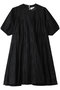ESTELLE レースヨークパフスリーブミニドレス マーレット/Merlette ブラック