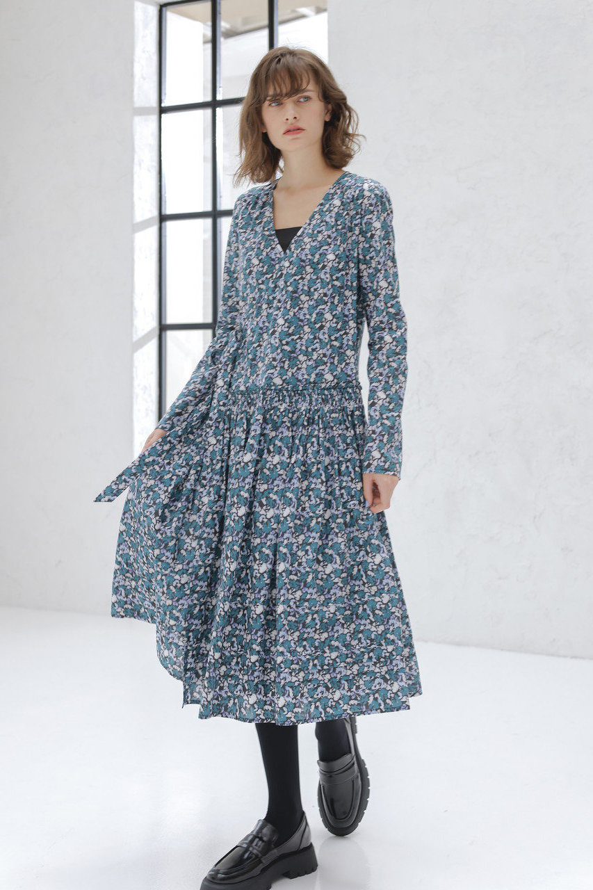 Merlette(マーレット)｜LILAS PRINT フラワープリント ローウエスト