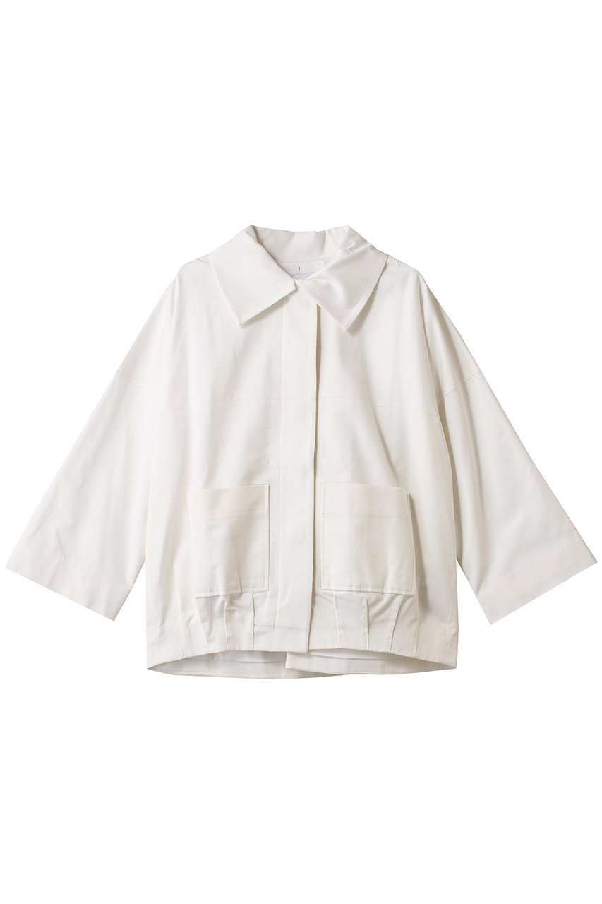 Merlette SOLARA コットンリネン バルーンシルエットジャケット (アイボリー, S) マーレット ELLE SHOP Merlette SOLARA コットンリネン バルーンシルエットジャケット (アイボリー, S) マーレット ELLE SHOP