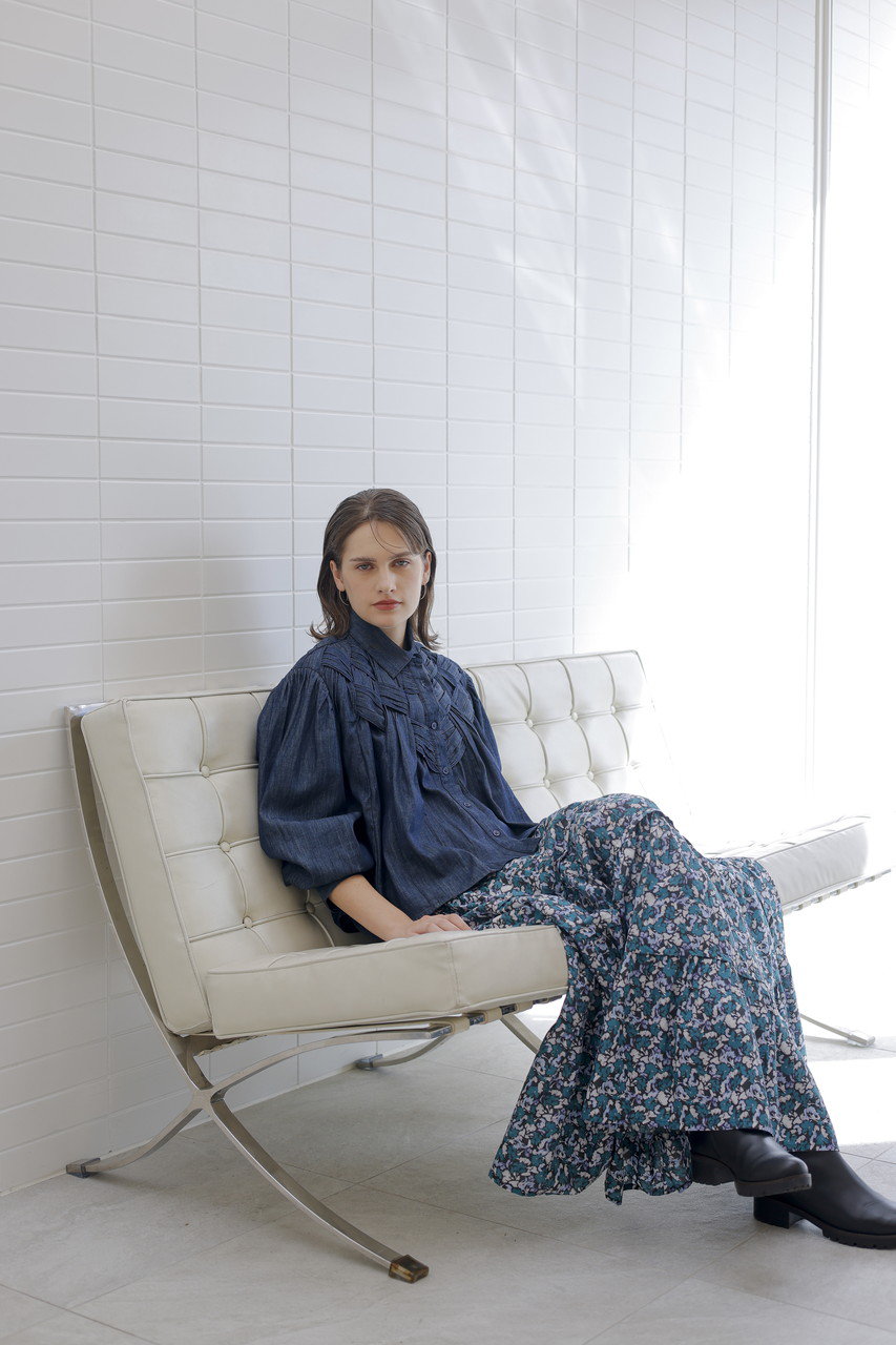 Merlette(マーレット)｜HANA PRINT フラワープリント ウエストゴム