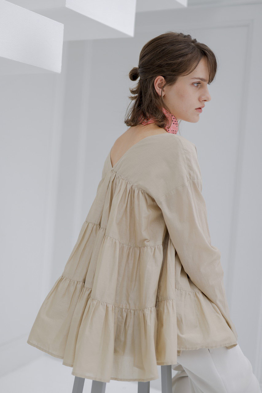 Merlette(マーレット)｜【日本限定】SIDONIA Vネックティアード