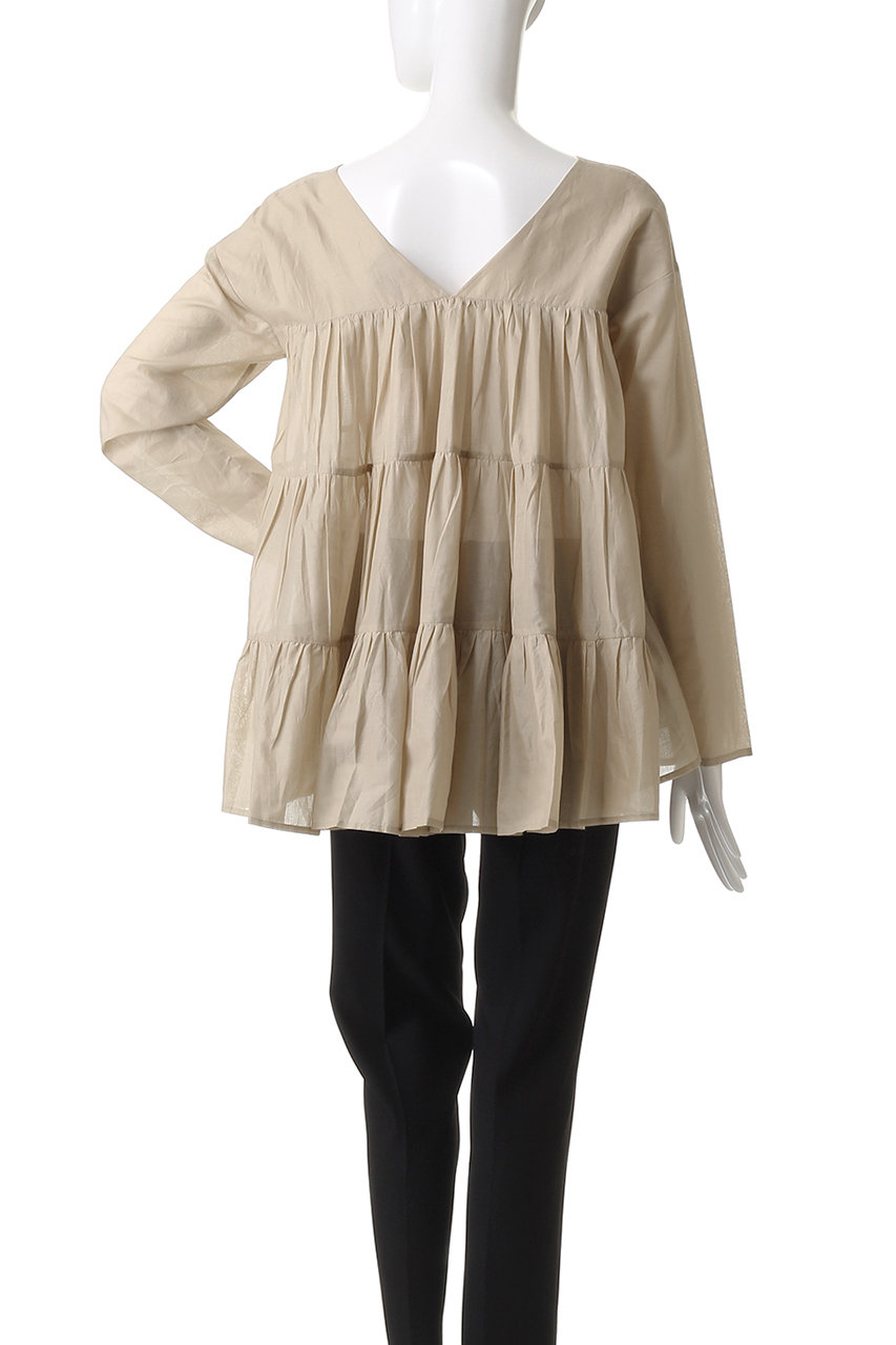 美品▲定価3.8万▲MERLETTE マーレット/SIDONIAティアードシャツ Merlette(マーレット)｜【日本限定】SIDONIA Vネックティアード