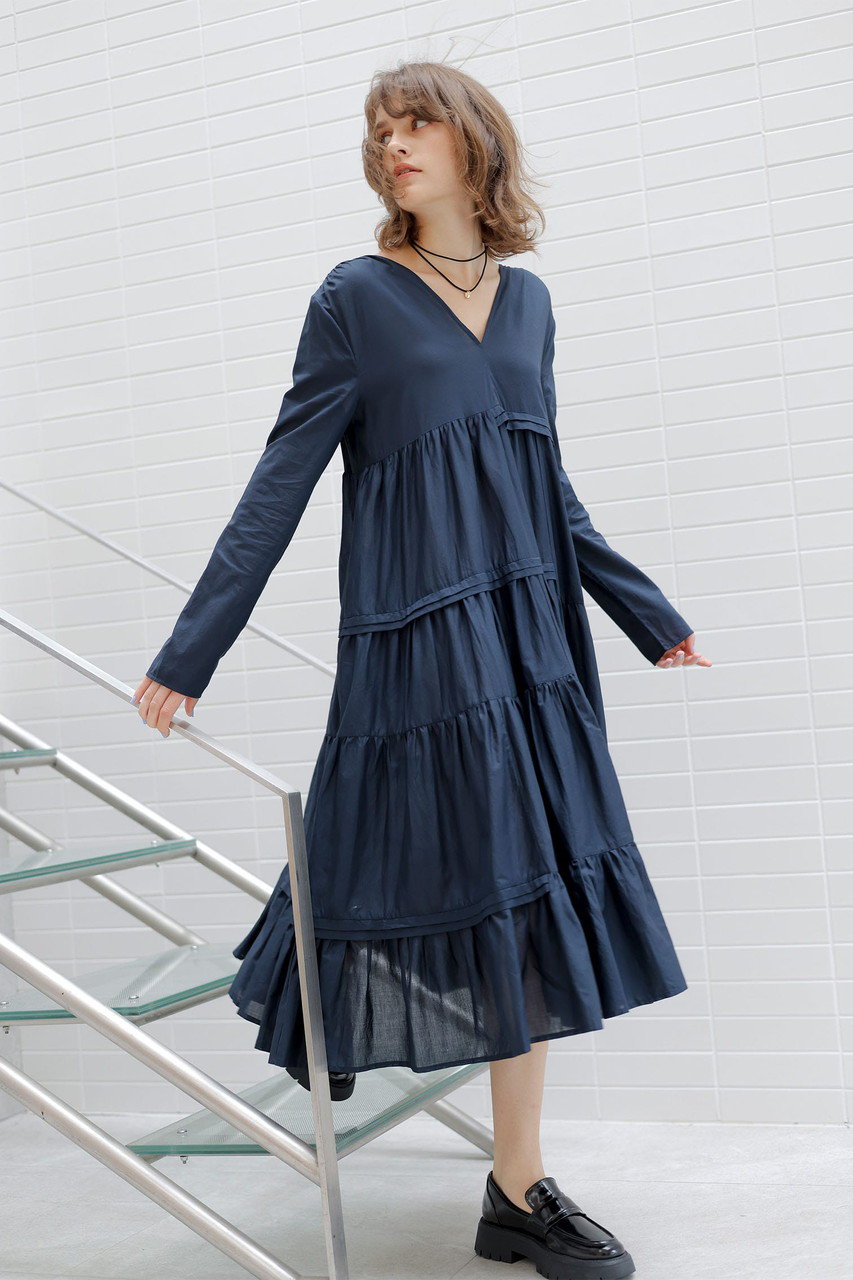 【新品✨】マーレット アカプルコ ティアードワンピース コットン100% XS 新品✨】マーレット アカプルコ ティアードワンピース コットン